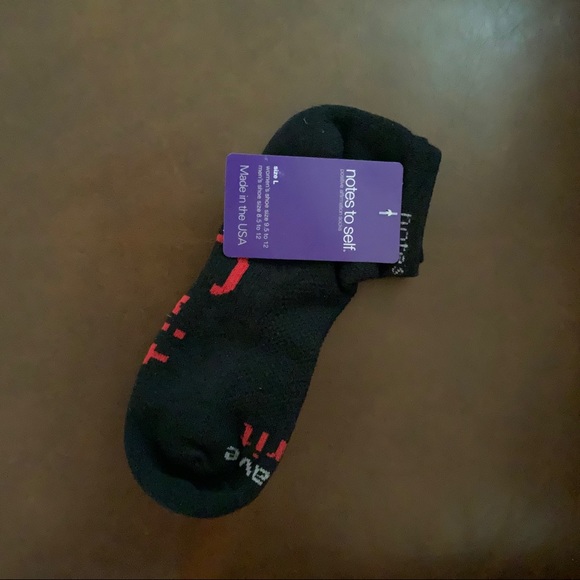 'I have Grit' black low-cut socks - Picture 5 of 6